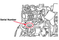 Kubota engine codes